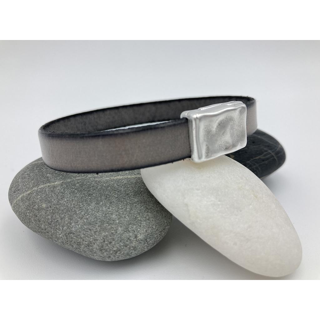 BRACELET GRIS MAGNETIQUE 21CM.