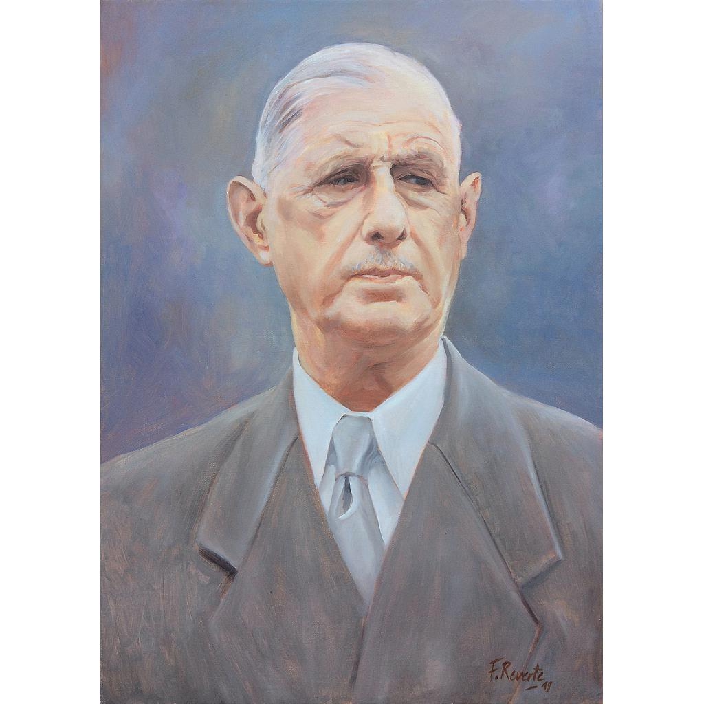Charles De Gaulle, le Glaive 70x50 cm