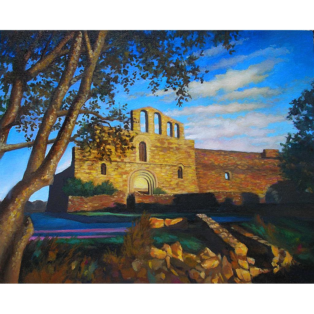 Prieuré de Macevol 41x33 cm