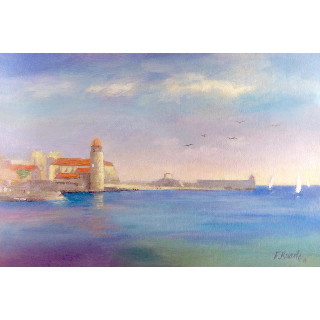 Collioure, Départ de Régate 20x30 cm