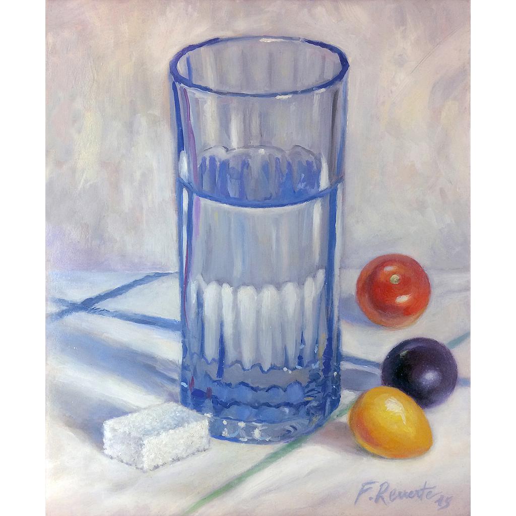 Verre d'Eau, Tomates et Sucre 27x22 cm