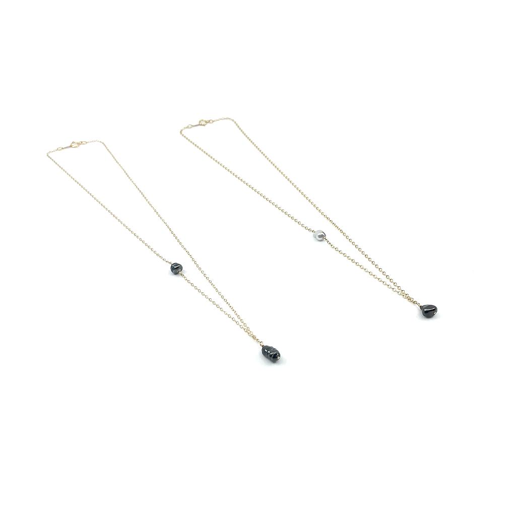 Collier &quot; Deux grains de sel&quot;