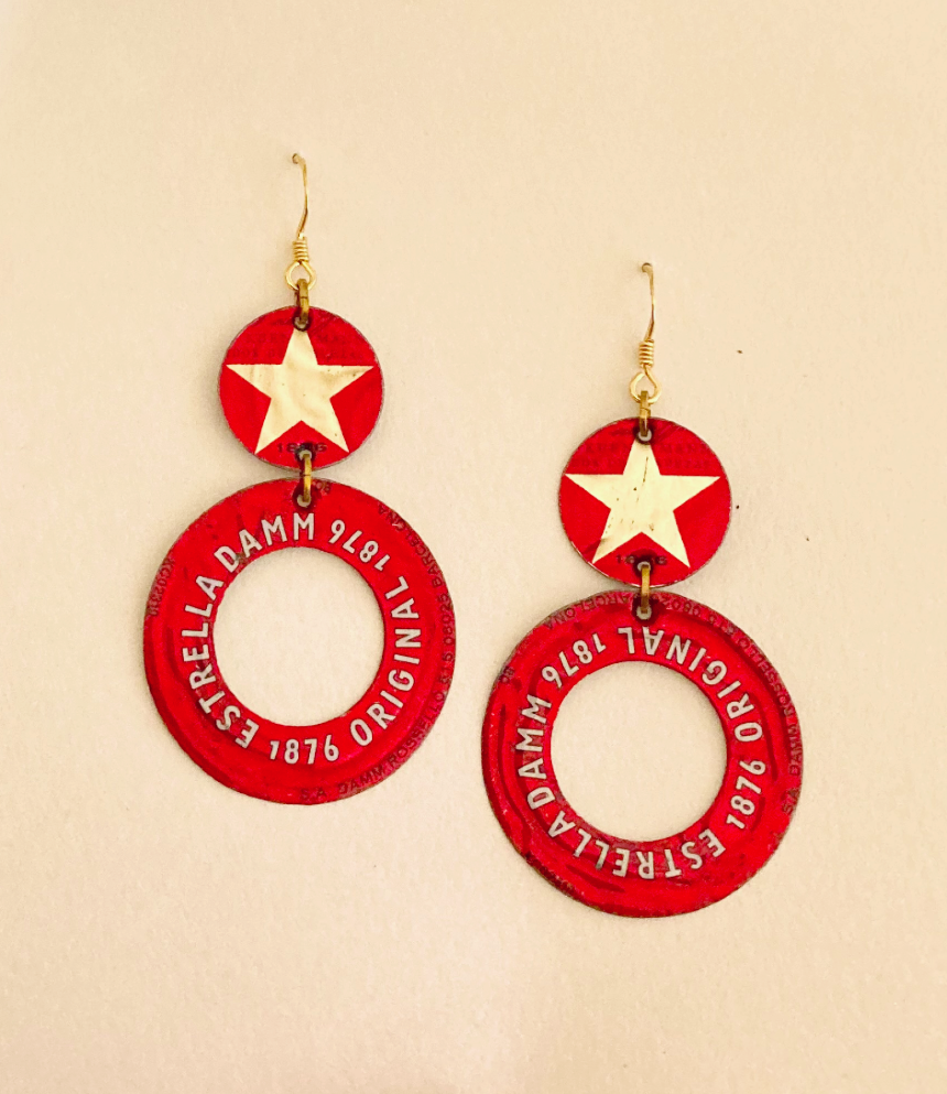 Boucles d'oreilles écologiques &quot;Estrella&quot;